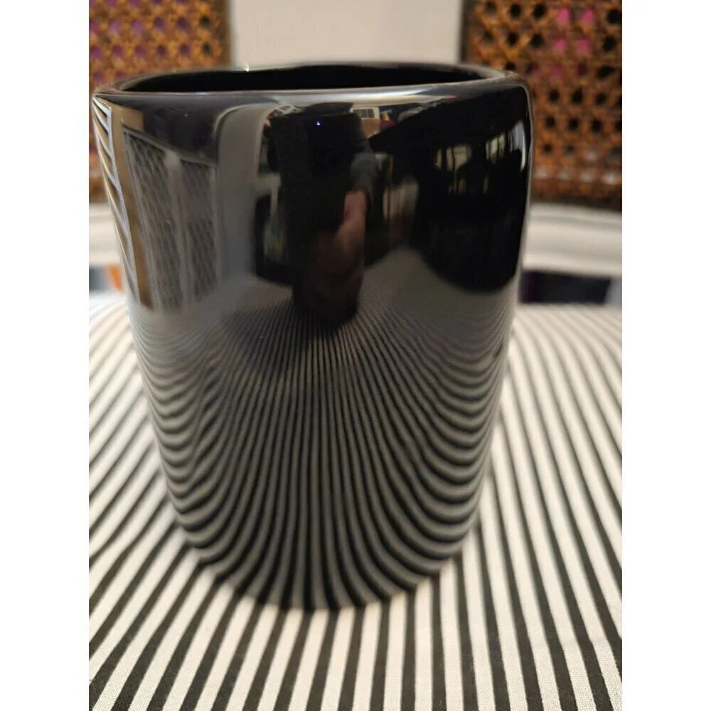 NWT Rae Dunn Halloween Dash of Magic Coffee Mug Black Orange
